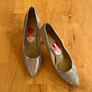 Women’s iridescent heels. Size 8.5.